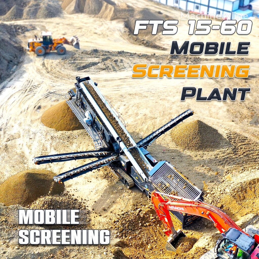 concasseur mobile FABO  FTS 15-60 MOBILE SCREENING PLANT 500-600 TPH | Ready in Stock neuf