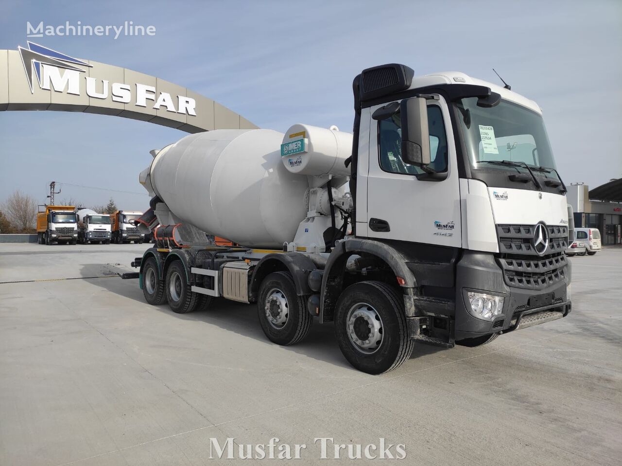 camion malaxeur IMER Group  sur châssis Mercedes-Benz BRAND NEW AROCS 4142 IMER 12m3 neuf