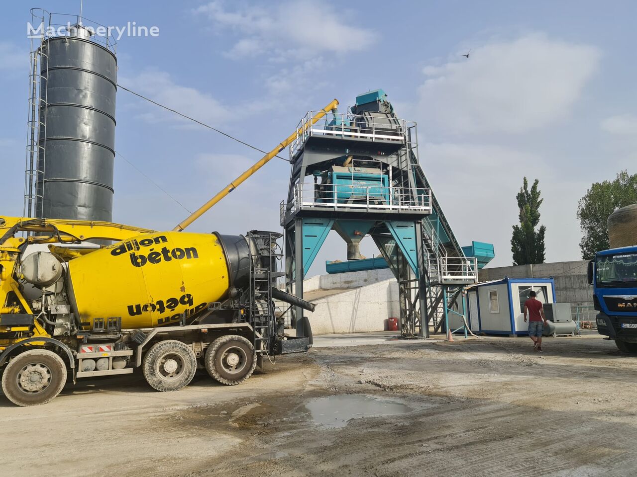 centrale à béton Constmach 160 m3 Fixed Concrete Plant Conforming to CE Standards neuve