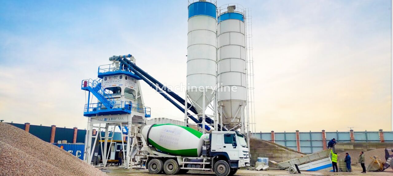 centrale à béton FABO SKIP SYSTEM CONCRETE BATCHING PLANT | 120m3/h Capacity neuve