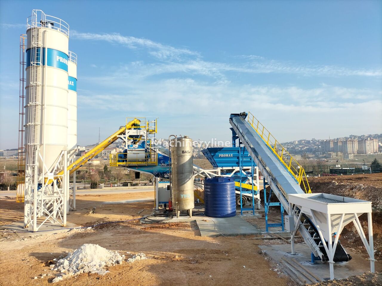 centrale à béton Promax Mobile Concrete Batching Plant M100-TWN (100m3/h) neuve