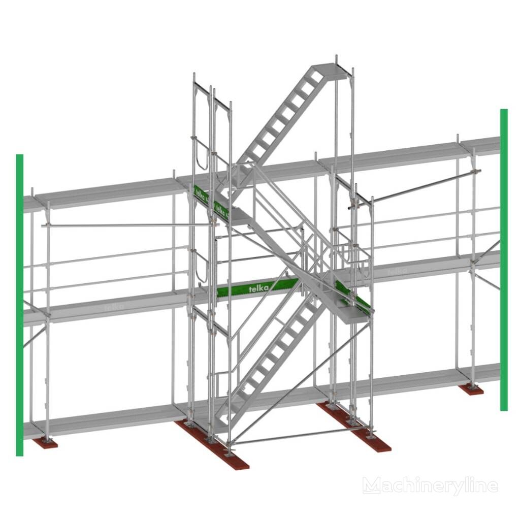 échafaudage Telka 1000sqm Facade, Scaffolding, Gerust Schele, Echafaudage, Schela, neuf