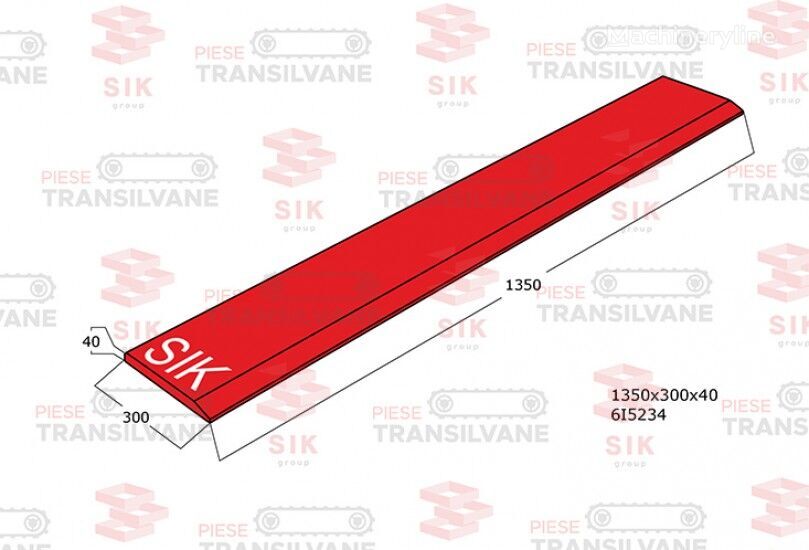 couteau SIK Lamă de uzură 1350x300x40 (6I5234) pour bulldozer